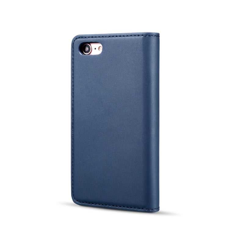 DG.MING Lambskin Detachable Horizontal Flip Magnetic Case For iPhone SE 2020 & 8 & 7, with Holder & Card Slots & Wallet