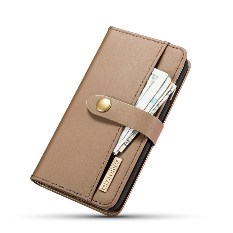 DG.MING Lambskin Detachable Horizontal Flip Magnetic Case For iPhone SE 2020 & 8 & 7, with Holder & Card Slots & Wallet