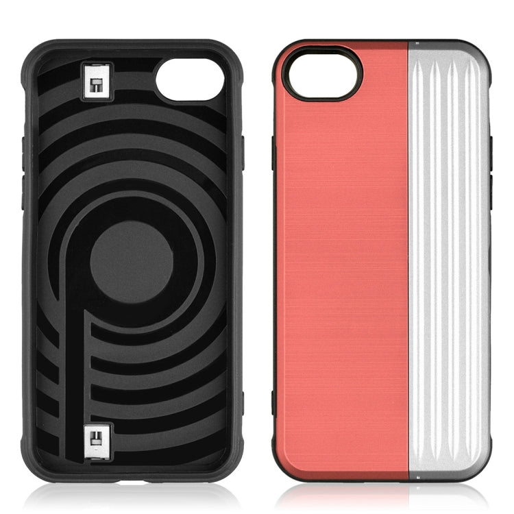 TPU + PC Protective Case For iPhone SE 2020 & 8 & 7, with Card Slot and Holder