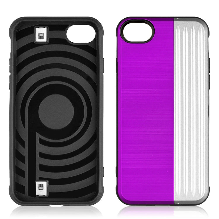 TPU + PC Protective Case For iPhone SE 2020 & 8 & 7, with Card Slot and Holder