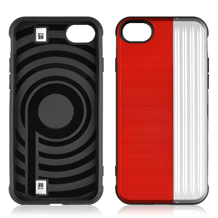 TPU + PC Protective Case For iPhone SE 2020 & 8 & 7, with Card Slot and Holder