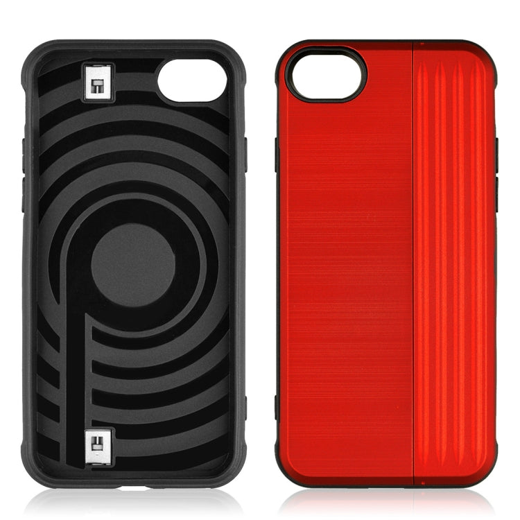 TPU + PC Protective Case For iPhone SE 2020 & 8 & 7, with Card Slot and Holder