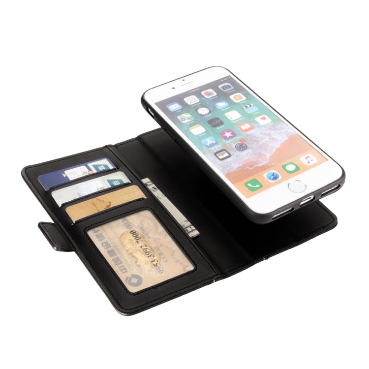Bible Style Business Horizontal Flip Leather Case For iPhone SE 2020 & 8 & 7, with Card Slots & Photo Frame & Holder & Wallet