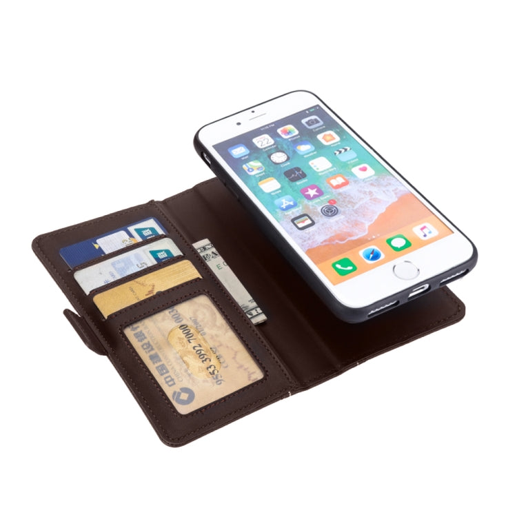 Bible Style Business Horizontal Flip Leather Case For iPhone SE 2020 & 8 & 7, with Card Slots & Photo Frame & Holder & Wallet