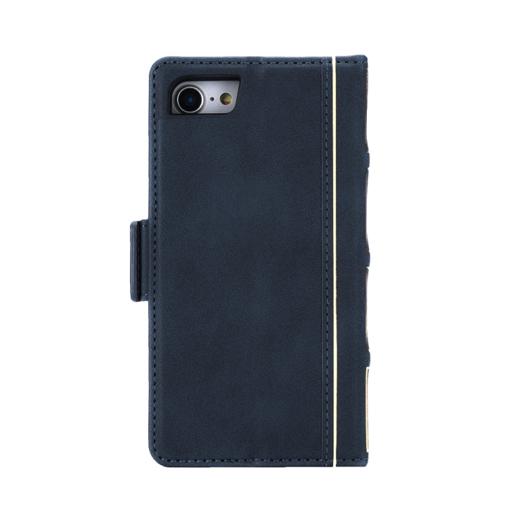 Bible Style Business Horizontal Flip Leather Case For iPhone SE 2020 & 8 & 7, with Card Slots & Photo Frame & Holder & Wallet