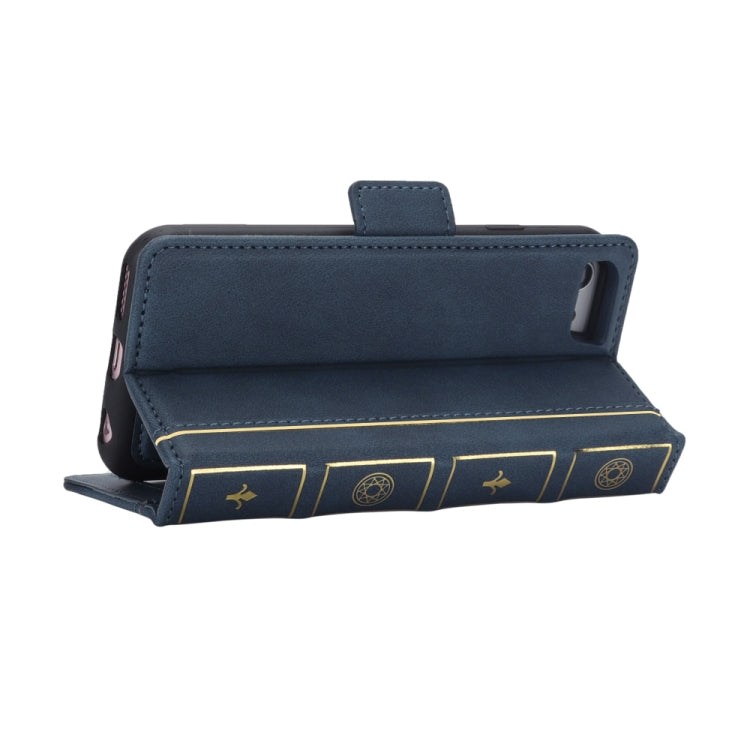 Bible Style Business Horizontal Flip Leather Case For iPhone SE 2020 & 8 & 7, with Card Slots & Photo Frame & Holder & Wallet