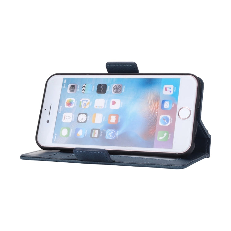 Bible Style Business Horizontal Flip Leather Case For iPhone SE 2020 & 8 & 7, with Card Slots & Photo Frame & Holder & Wallet