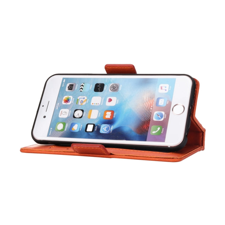 Bible Style Business Horizontal Flip Leather Case For iPhone SE 2020 & 8 & 7, with Card Slots & Photo Frame & Holder & Wallet