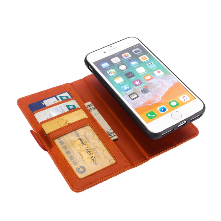 Bible Style Business Horizontal Flip Leather Case For iPhone SE 2020 & 8 & 7, with Card Slots & Photo Frame & Holder & Wallet