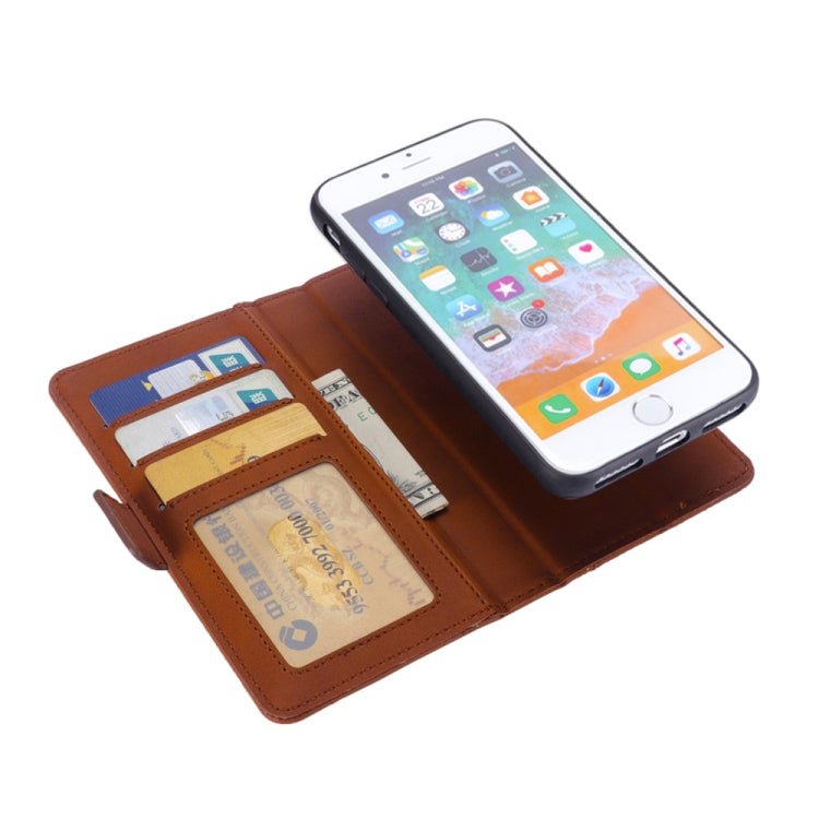 Bible Style Business Horizontal Flip Leather Case For iPhone SE 2020 & 8 & 7, with Card Slots & Photo Frame & Holder & Wallet