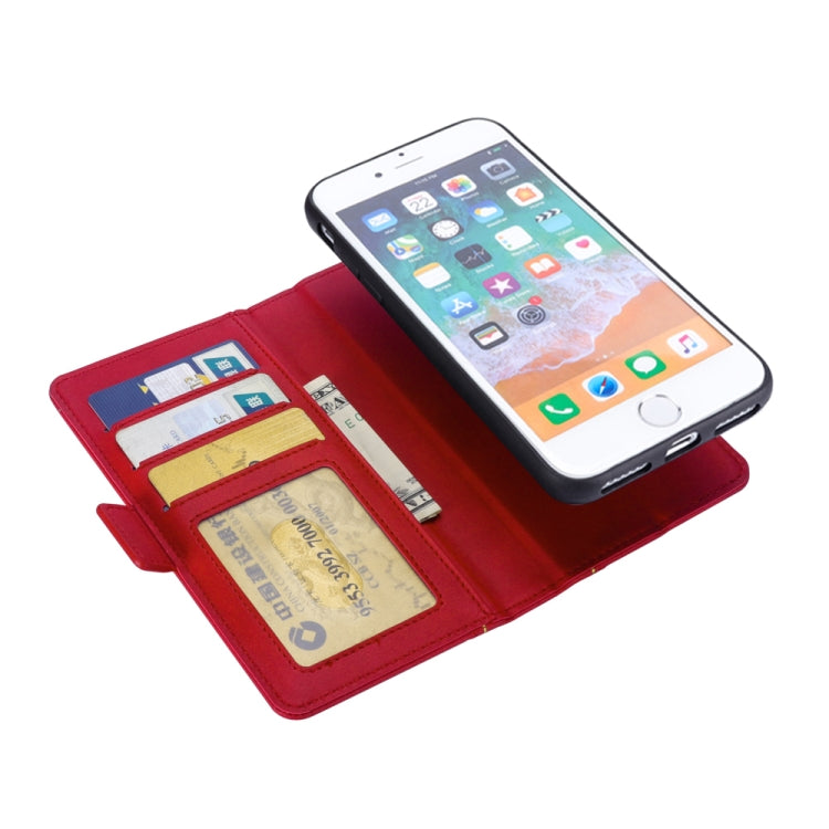 Bible Style Business Horizontal Flip Leather Case For iPhone SE 2020 & 8 & 7, with Card Slots & Photo Frame & Holder & Wallet