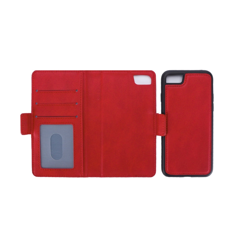 Bible Style Business Horizontal Flip Leather Case For iPhone SE 2020 & 8 & 7, with Card Slots & Photo Frame & Holder & Wallet