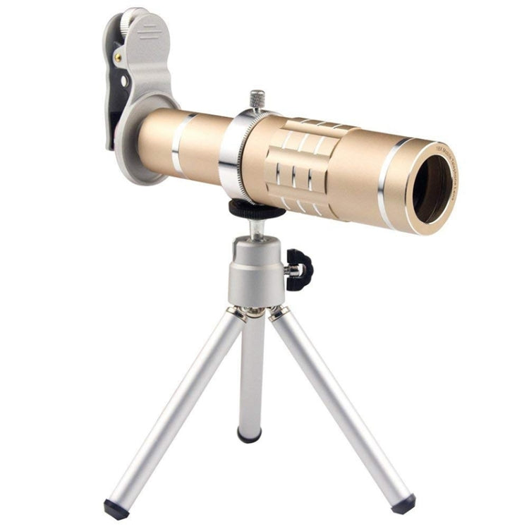 Universal 18X Zoom Telescope Telephoto Camera Lens with Tripod Mount & Mobile Phone Clip, For iPhone, Galaxy, Huawei, Xiaomi, LG, HTC and Other Smart Phones