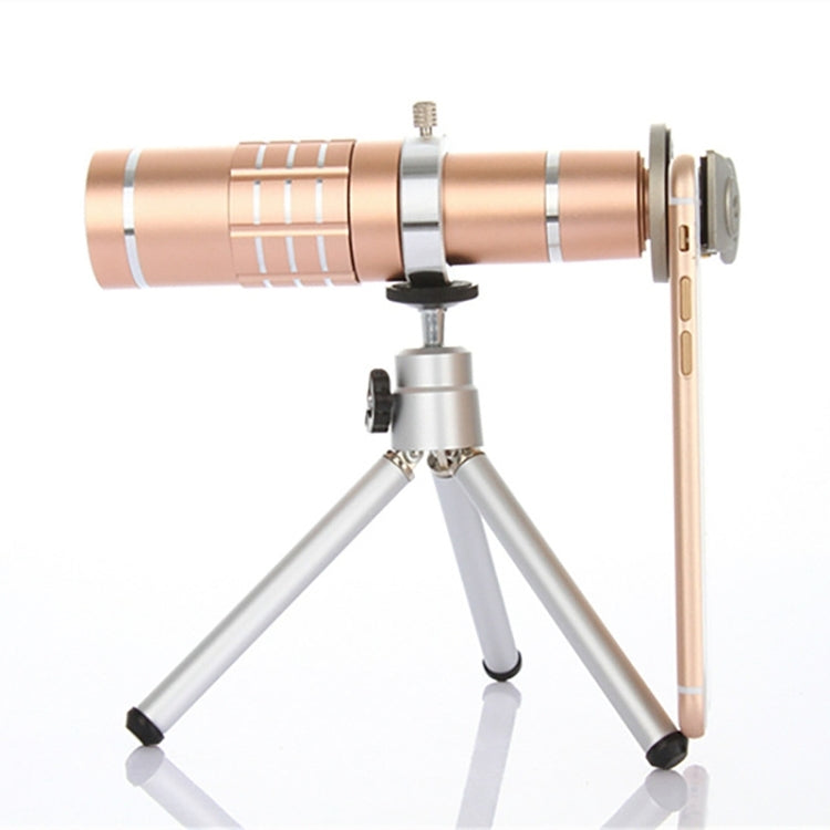 Universal 18X Zoom Telescope Telephoto Camera Lens with Tripod Mount & Mobile Phone Clip, For iPhone, Galaxy, Huawei, Xiaomi, LG, HTC and Other Smart Phones