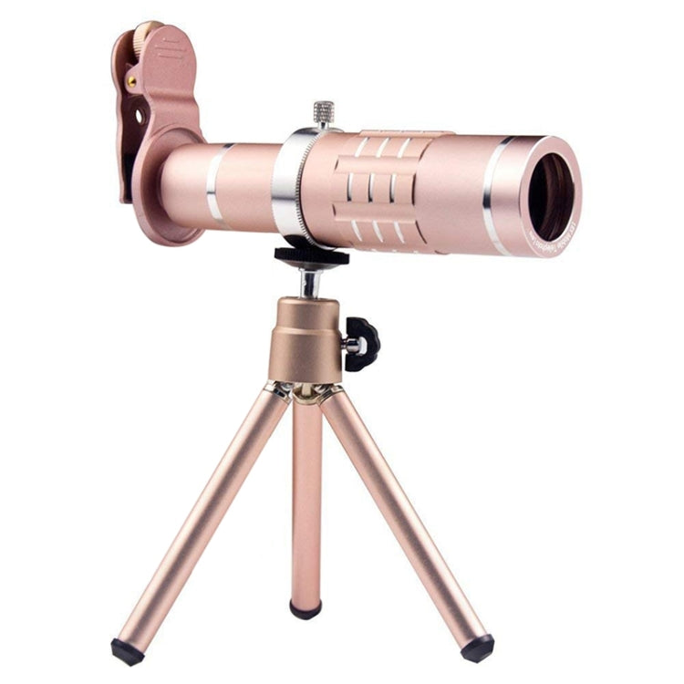 Universal 18X Zoom Telescope Telephoto Camera Lens with Tripod Mount & Mobile Phone Clip, For iPhone, Galaxy, Huawei, Xiaomi, LG, HTC and Other Smart Phones