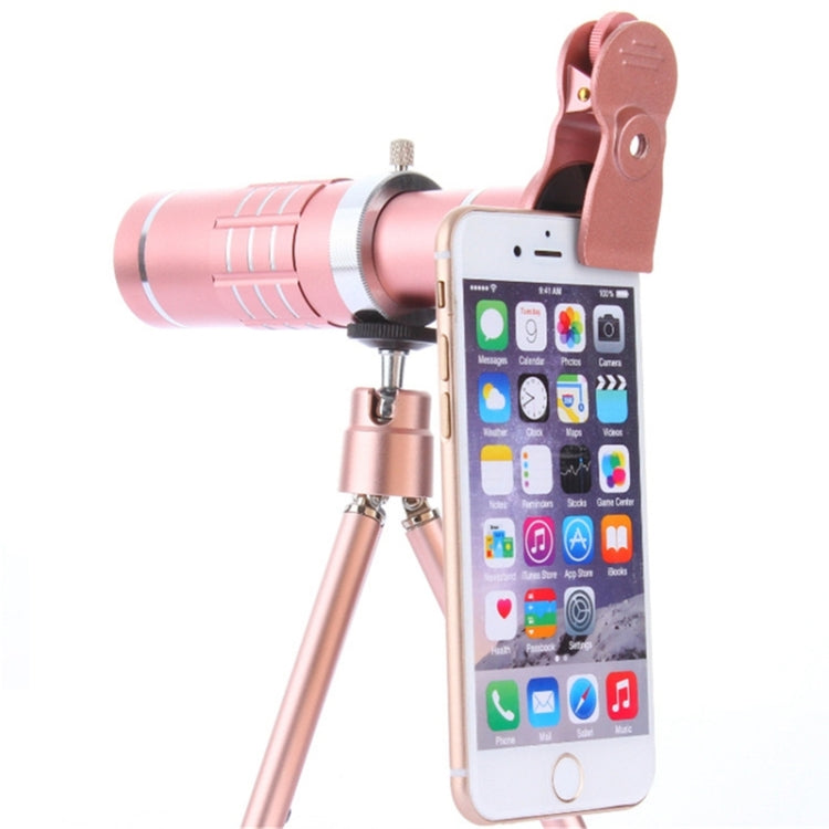 Universal 18X Zoom Telescope Telephoto Camera Lens with Tripod Mount & Mobile Phone Clip, For iPhone, Galaxy, Huawei, Xiaomi, LG, HTC and Other Smart Phones