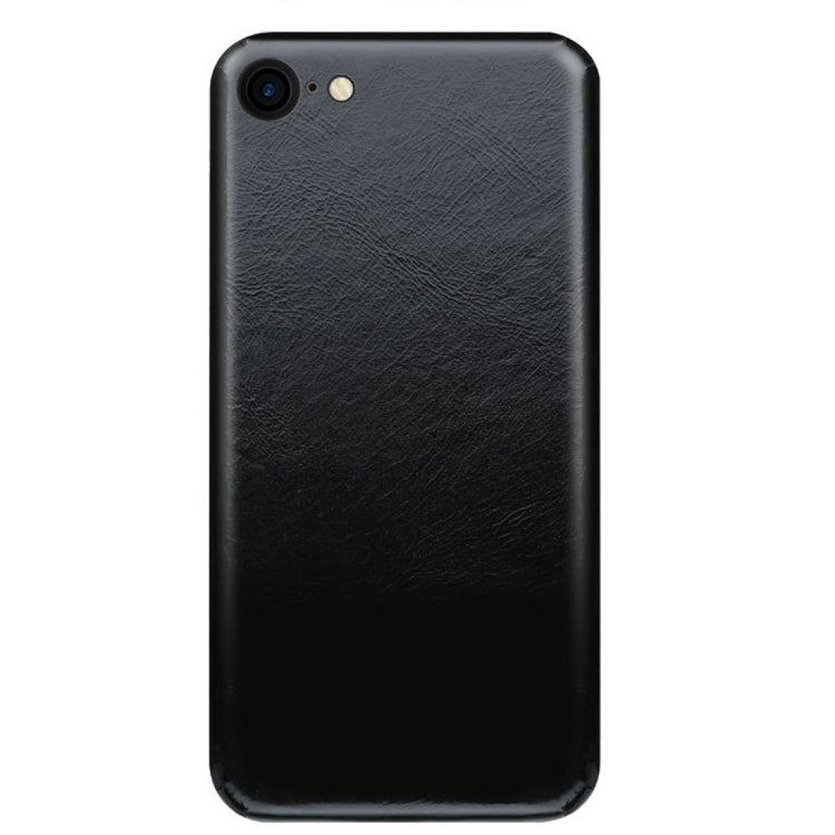 360 Degree Full Coverage Pasted Top-grain Leather Case For iPhone SE 2020 & 8 & 7