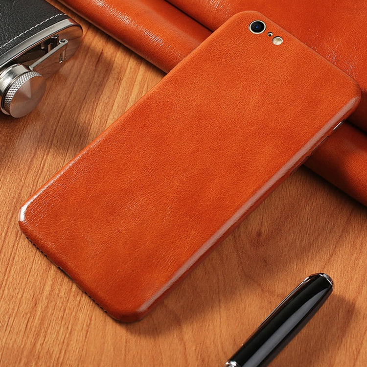 360 Degree Full Coverage Pasted Top-grain Leather Case For iPhone SE 2020 & 8 & 7