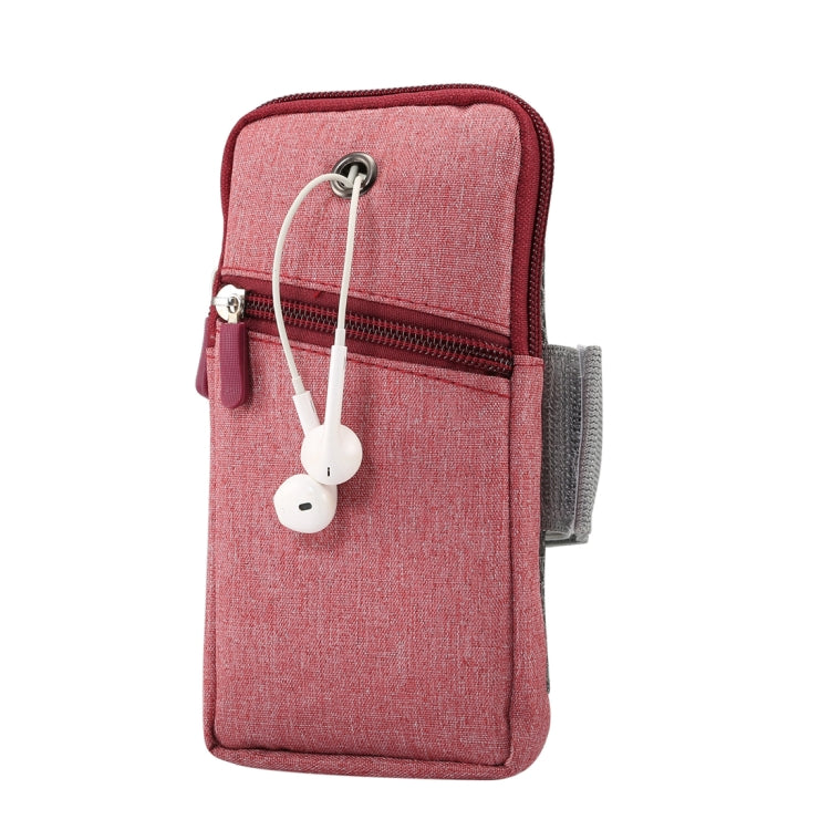 Multi-functional Universal Thin Sports Arm Bag Phone bag Wrist Pack with Earphone Hole for 6.5 Inch or Below Smartphones, Arm Size : 22-38cm