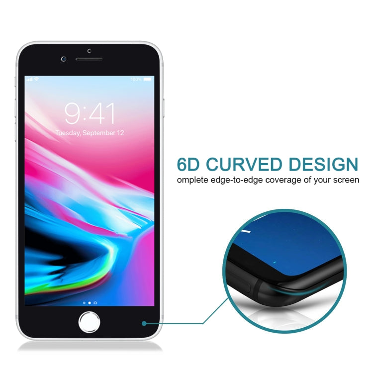 9H 6D Anti-peep Tempered Glass Film for iPhone SE 202