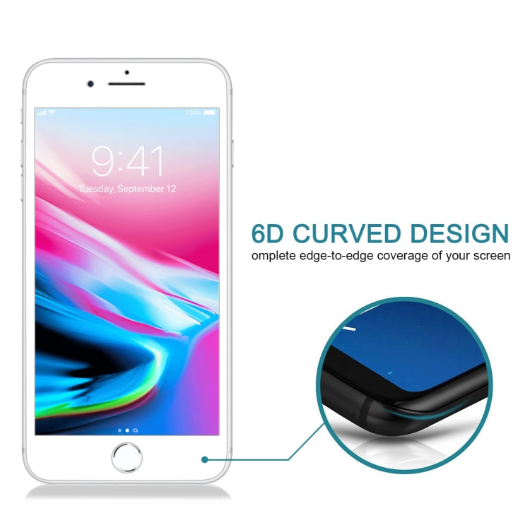 9H 6D Anti-peep Tempered Glass Film for iPhone SE 202