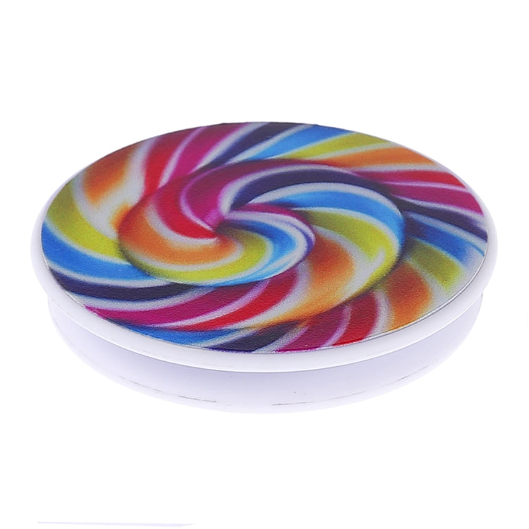 Multi-Function Colorful Pattern Universal Phone Holder Expanding Stand Grip Clamp Rope Stand for Smartphones