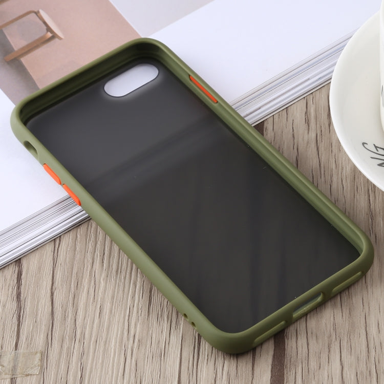 TOTUDESIGN Gingle Series II Shockproof TPU+PC Case For iPhone SE 2020 & 8 & 7 (Army Green)
