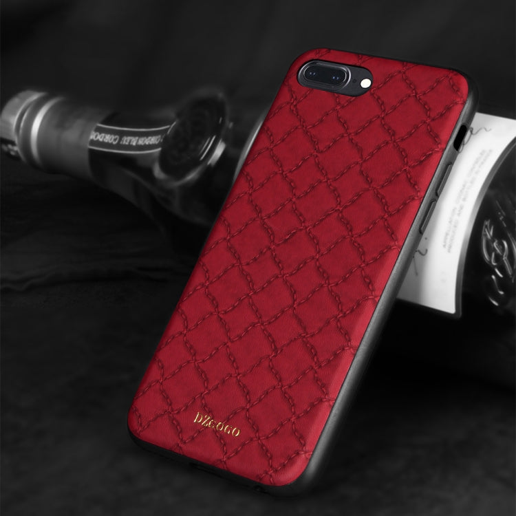 DZGOGO Shockproof TPU + PU Case for iPhone 8 Plus & 7 Plus