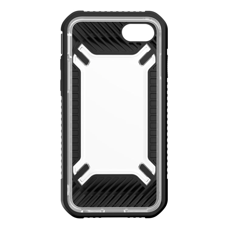 Solid Color Transparent Shockproof  PC+ TPU Case For iPhone SE 2020 & 8 & 7