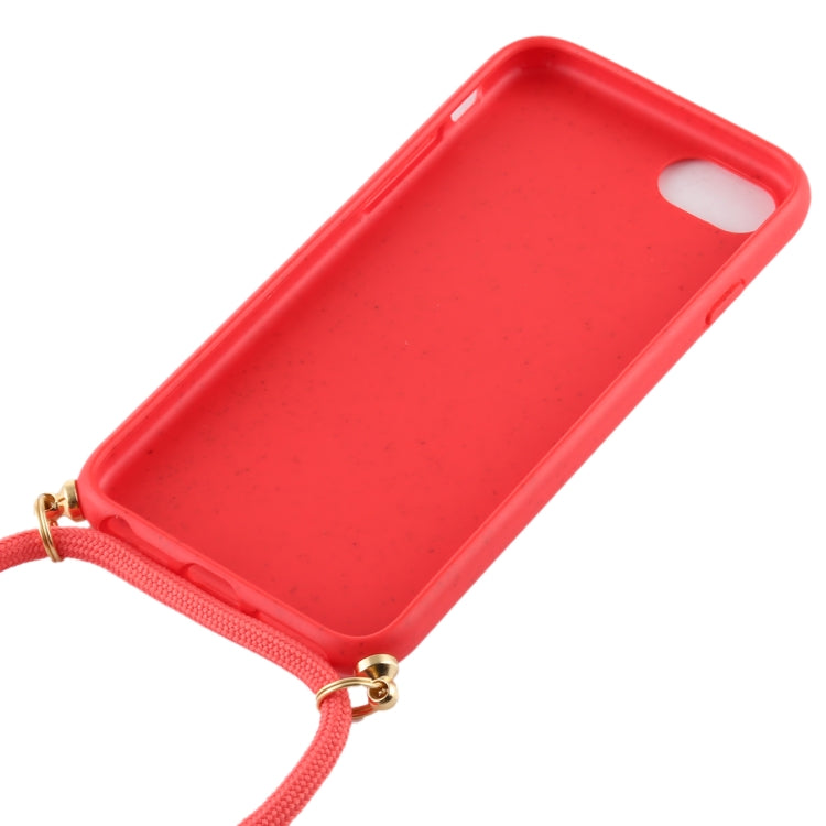 For iPhone 8 / 7 TPU Anti-Fall Mobile Phone Case With Lanyard