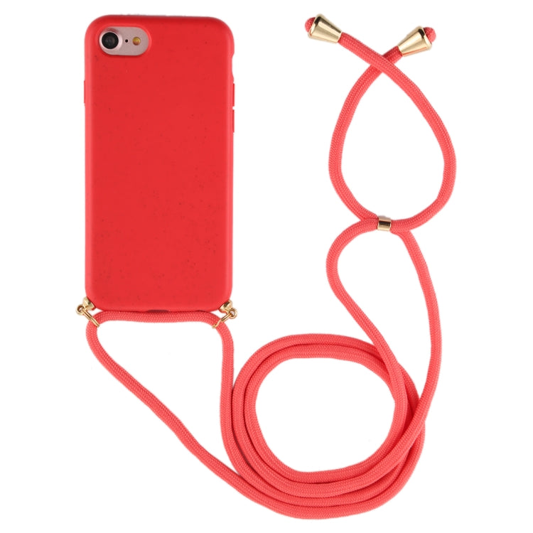 For iPhone 8 / 7 TPU Anti-Fall Mobile Phone Case With Lanyard