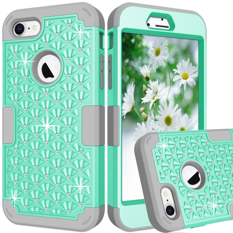 Diamante Series Silicone + PC Case For iPhone SE 2020 & 8 & 7