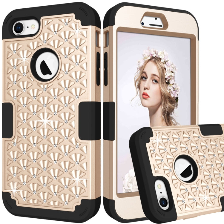 Diamante Series Silicone + PC Case For iPhone SE 2020 & 8 & 7