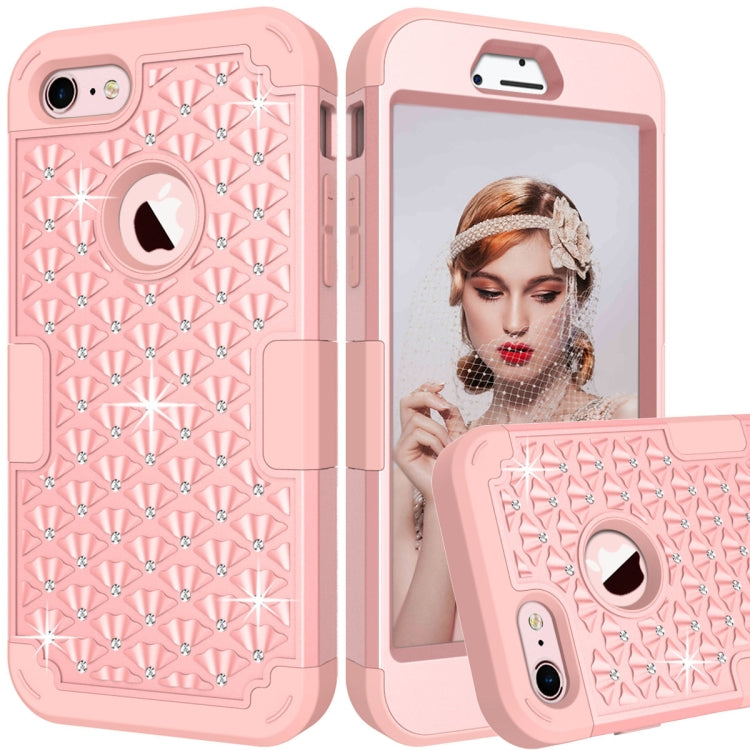 Diamante Series Silicone + PC Case For iPhone SE 2020 & 8 & 7