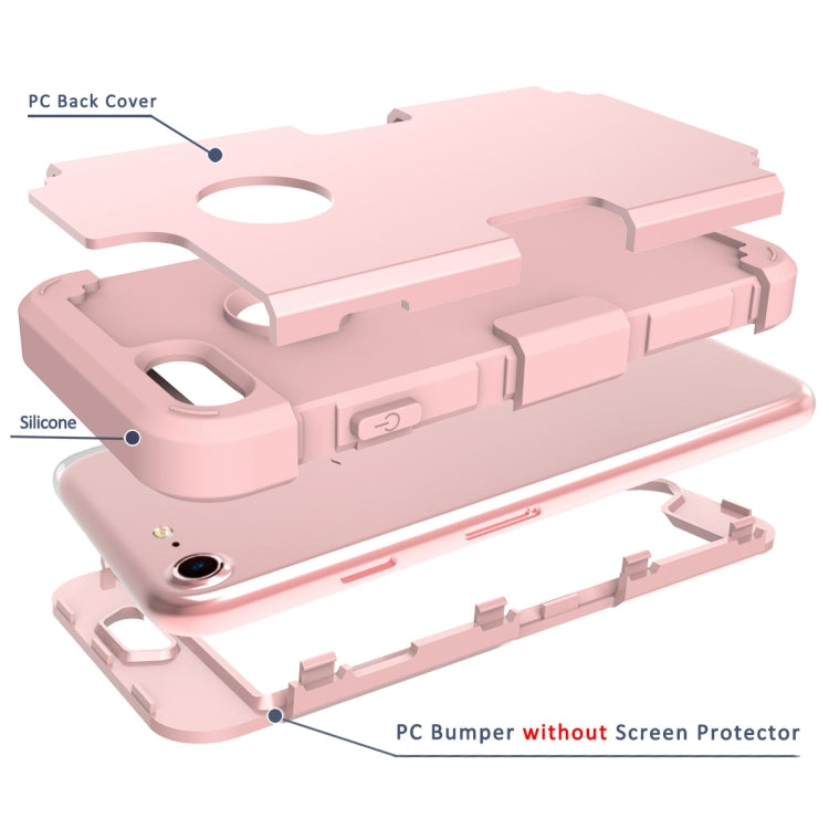Dropproof PC + Silicone Case For iPhone SE 2020 & 8 & 7