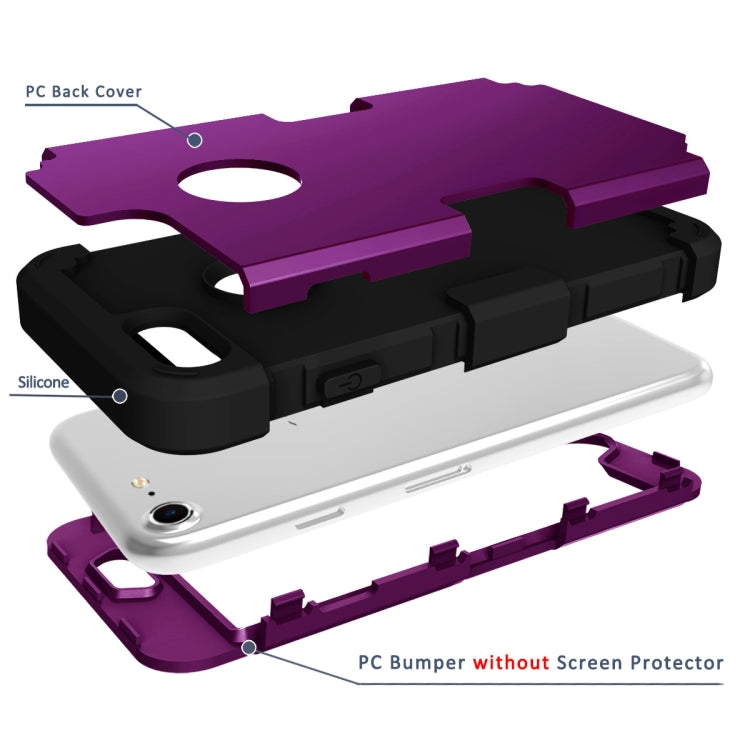 Dropproof PC + Silicone Case For iPhone SE 2020 & 8 & 7