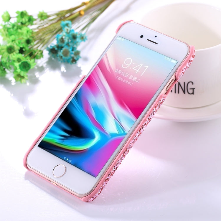 For iPhone SE 2020 & 8 & 7 Colorful Sequins Paste Protective Back Cover Case