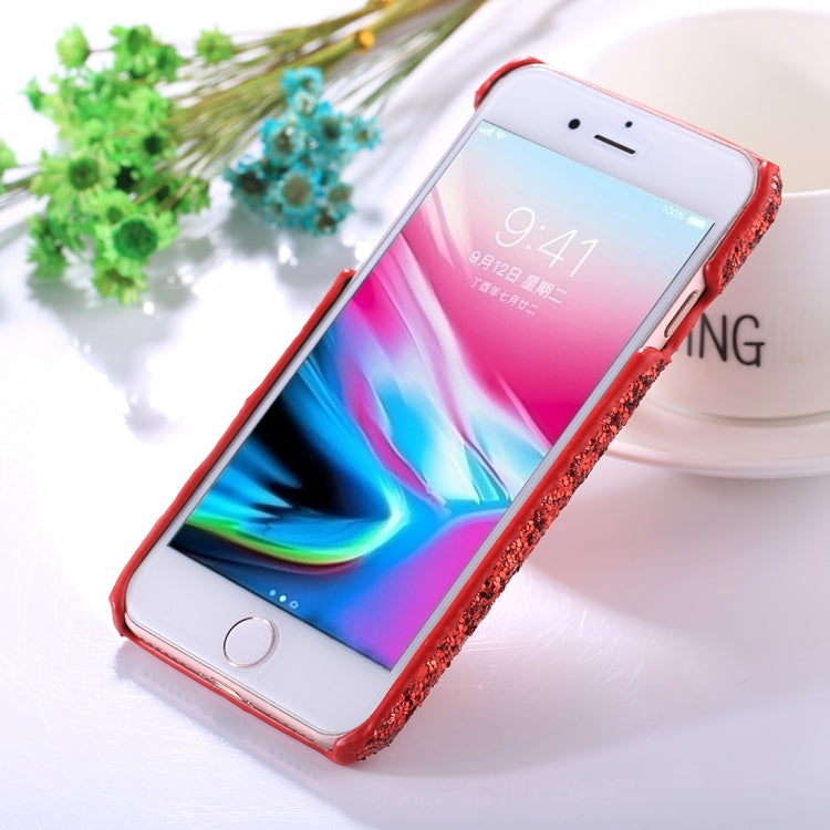 For iPhone SE 2020 & 8 & 7 Colorful Sequins Paste Protective Back Cover Case
