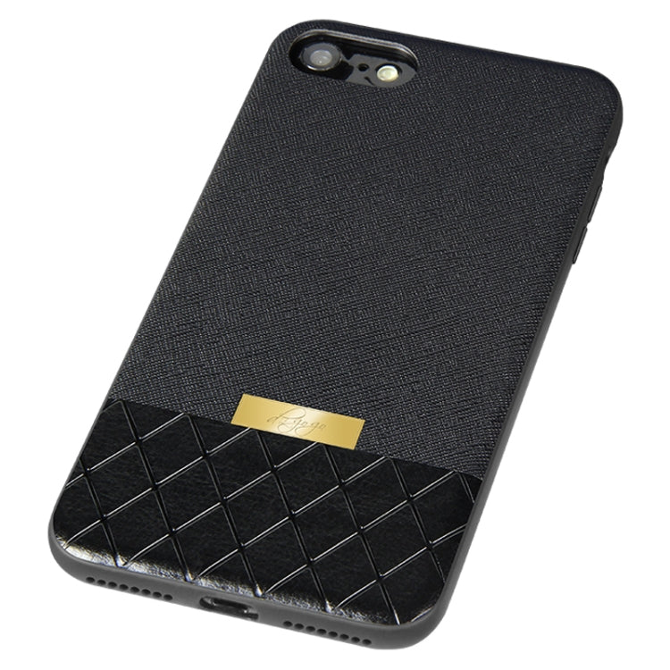 DZGOGO LAVA Series for iPhone 8 Cross Texture Shockproof Protective Back Cover Case