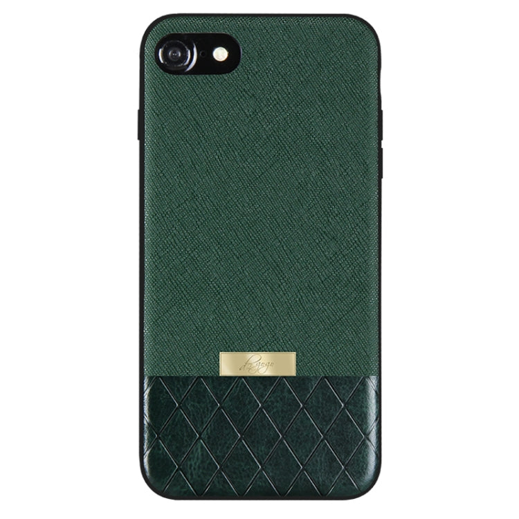 DZGOGO LAVA Series for iPhone 8 Cross Texture Shockproof Protective Back Cover Case