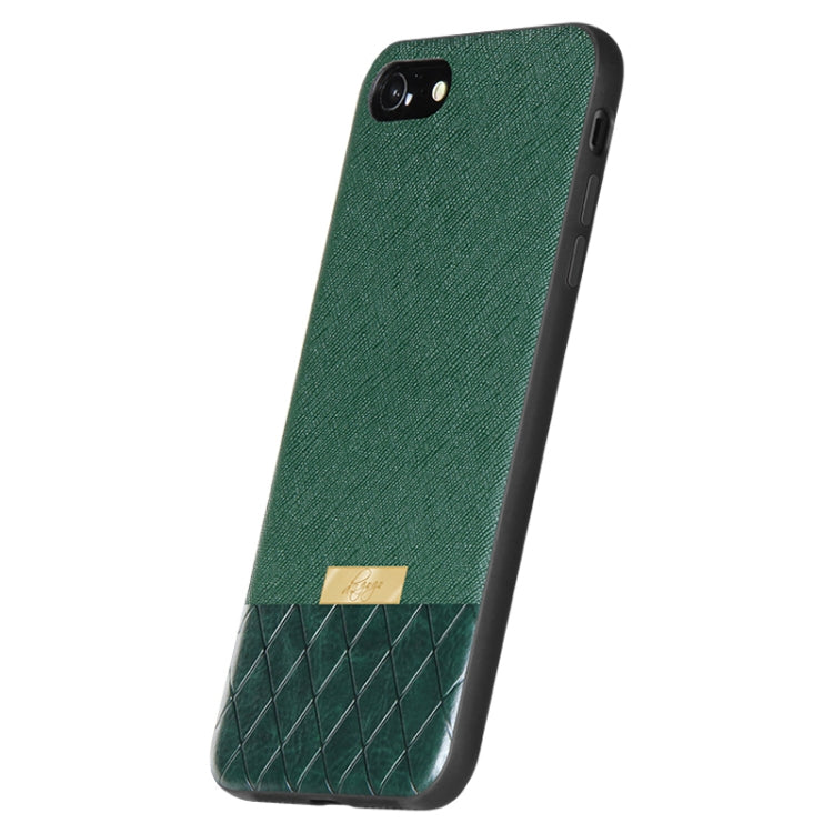 DZGOGO LAVA Series for iPhone 8 Cross Texture Shockproof Protective Back Cover Case
