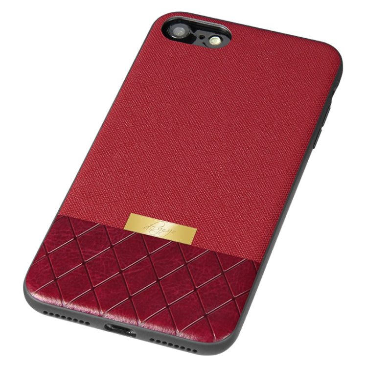 DZGOGO LAVA Series for iPhone 8 Cross Texture Shockproof Protective Back Cover Case