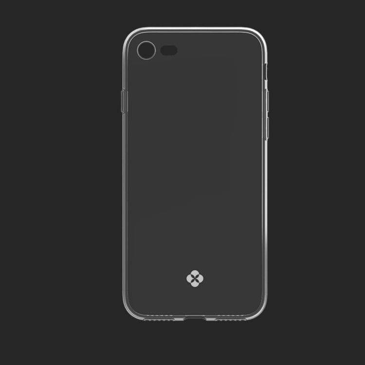 TOTUDESIGN For iPhone SE 2020 & 8 & 7 TPU Soft Protective Back Cover Case (Transparent)