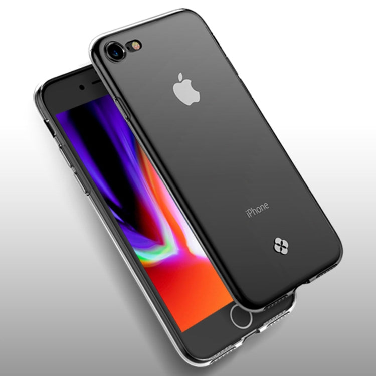TOTUDESIGN For iPhone SE 2020 & 8 & 7 TPU Soft Protective Back Cover Case (Transparent)
