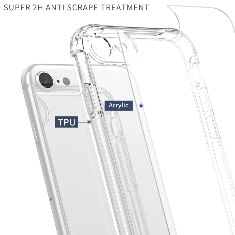 Transparent Acrylic + TPU Airbag Shockproof Case For iPhone SE 2020 & 8 & 7