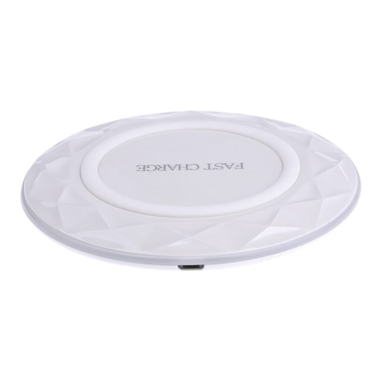 DC5V Input Diamond Qi Standard Fast Charging Wireless Charger, Cable Length: 1m