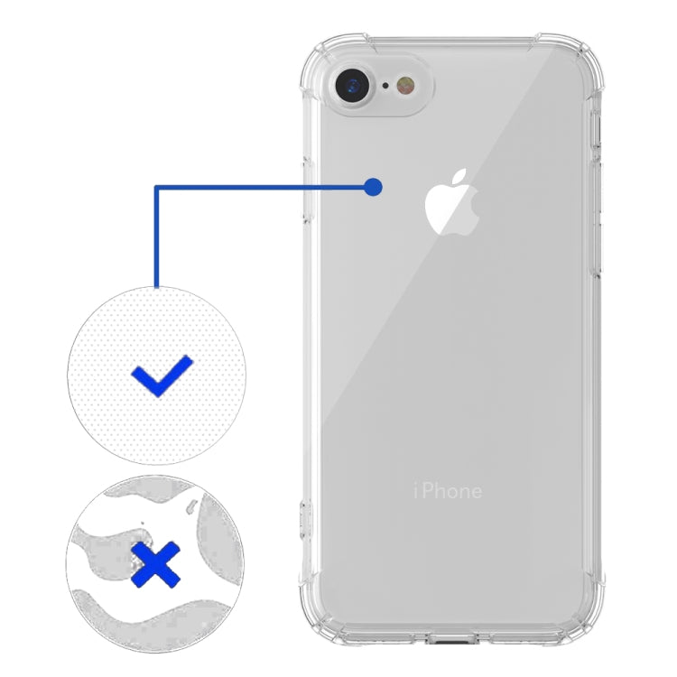 Transparent TPU Airbag Shockproof Case For iPhone SE 2020 & 8 & 7