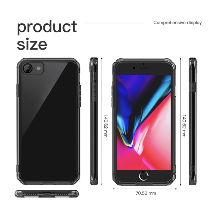 Shockproof Octagonal Airbag Sound Conversion Hole Design TPU Case For iPhone SE 2020 & 8 & 7