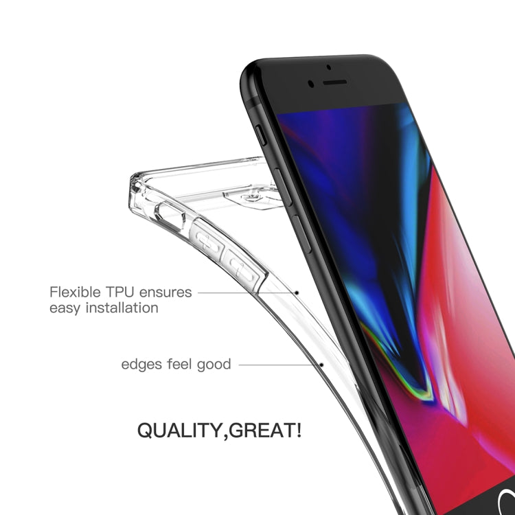Shockproof Octagonal Airbag Sound Conversion Hole Design TPU Case For iPhone SE 2020 & 8 & 7