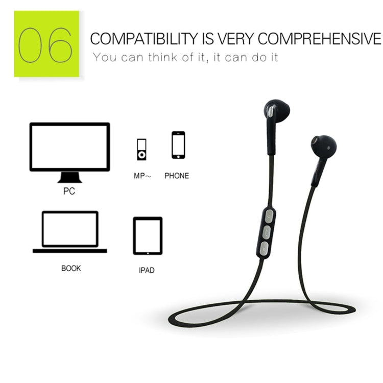 X10 Professional Sweatproof Sports Bluetooth In-Ear Headset with HD Mic, Support Hands-free Calls, Distance: 10m, For iPad, Laptop, iPhone, Samsung, HTC, Huawei, Xiaomi, and Other Smart Phones